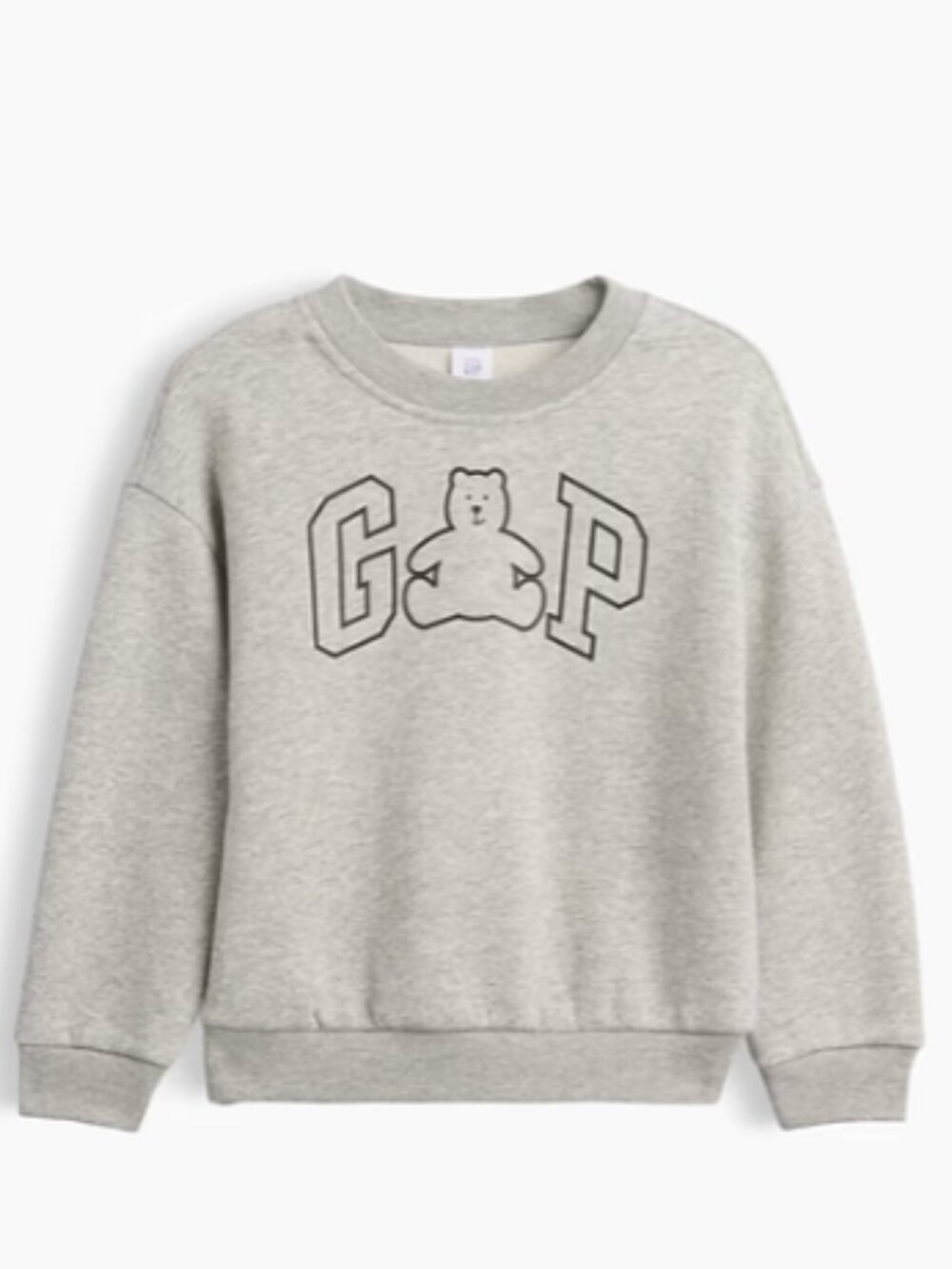 NWT - GAP Bear Logo Grey Sweatshirt